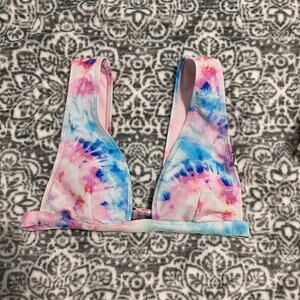 Gianni Bini Tie Dye Bikini Top Size S
